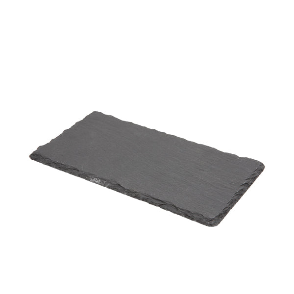 Genware Natural Edge Slate Platter 20 X 11cm pack of 12