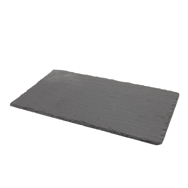 Genware Natural Edge Slate Platter 25 X 13cm pack of 6