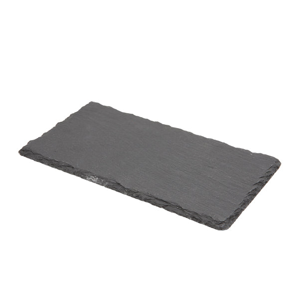 Genware Natural Edge Slate Platter 30 X 20cm pack of 6