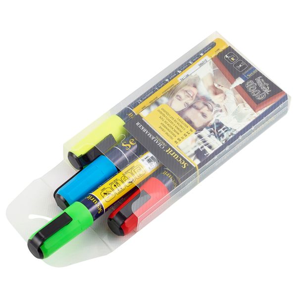 Chalkmarkers 4 Colour Pack (R G Y BL) Medium