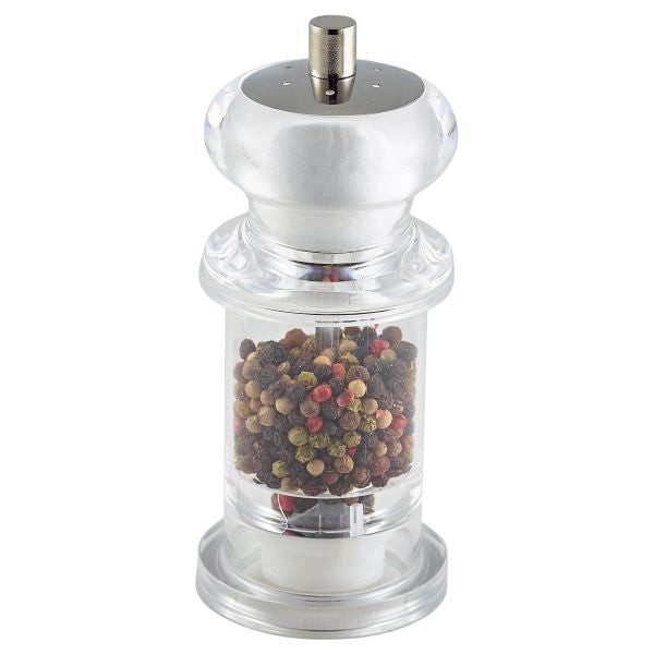 GenWare Clear Combi Pepper Grinder/ Salt Shaker pack of 1