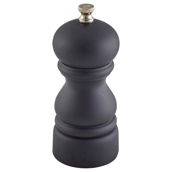 Genware Salt Or Pepper Grinder Matt Black 12.7cm pack of 1