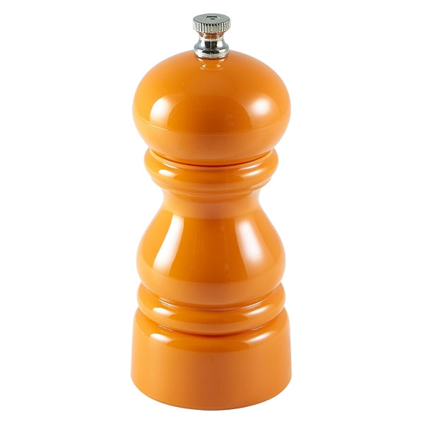 Genware Salt Or Pepper Grinder Orange 12.7cm pack of 1