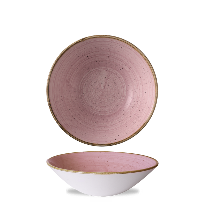 Stonecast Petal Pink Evolve Deep Coupe Bowl 7 1/2" Box 6