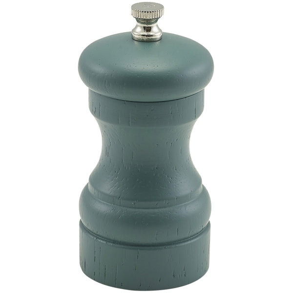 Olive Green Wooden Salt/ Pepper Grinder 10cm pack of 1