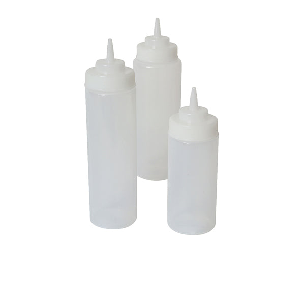 Squeeze Bottle Wide Neck Clear 24oz/ 71cl pack of 6