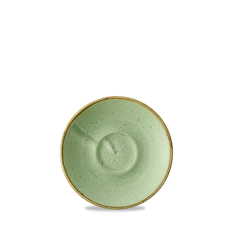 Stonecast Sage Green Cafe Espresso Saucer 4.5" Box 12