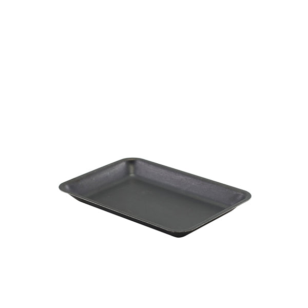 GenWare Black Vintage Steel Tray 20 x 14cm pack of 1