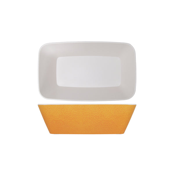 Orange Seville Melamine GN 1/4 Deep Dish 26.5 x 16.2 x 8cm pack of 1