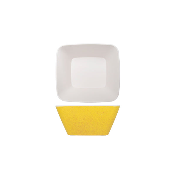 Lemon Yellow Seville Melamine GN 1/6 Deep Dish 17.6 x 16.2 x 8cm pack of 1