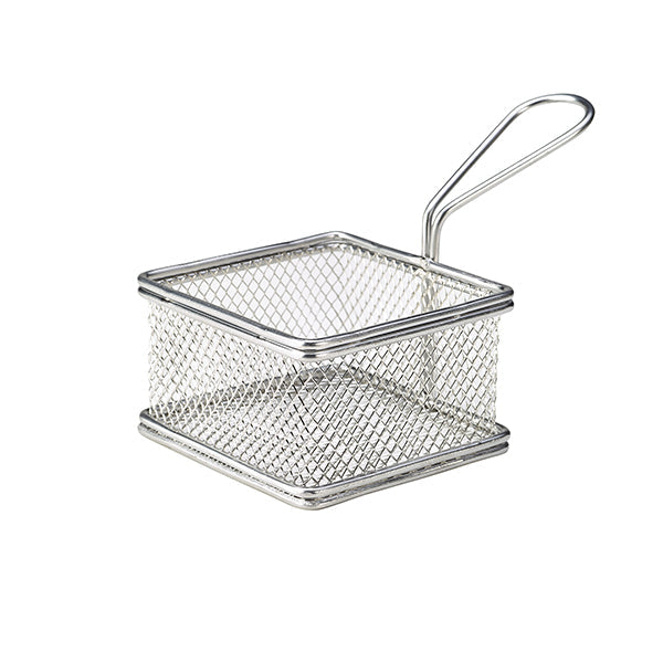 Serving Fry Basket Square 9.5X9.5X6cm pack of 6