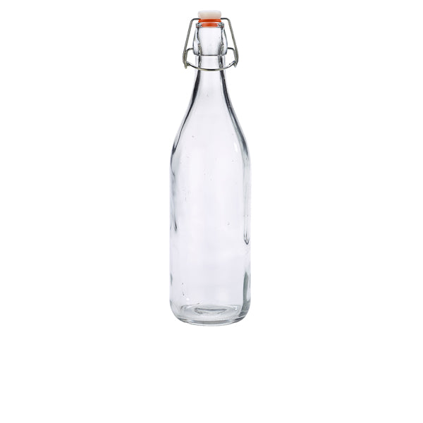 Genware Glass Swing Bottle 1L/ 35oz pack of 6