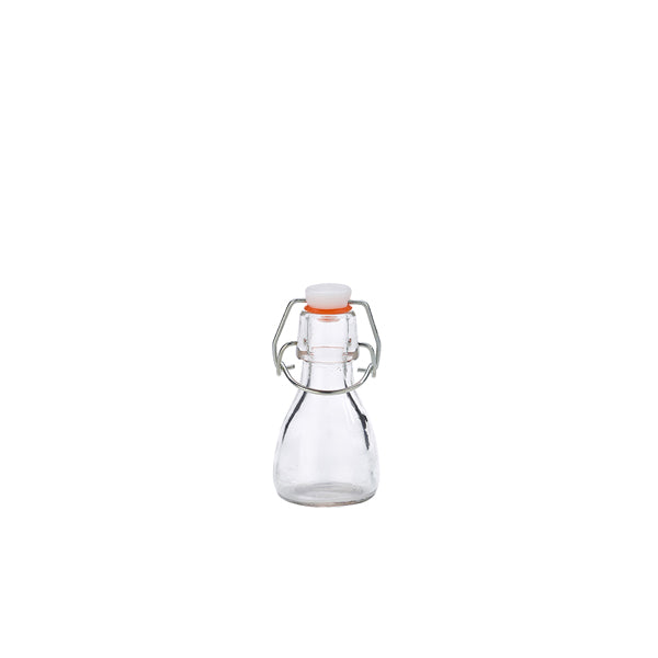 Genware Glass Swing Bottle 7.5cl/ 2.6oz pack of 24