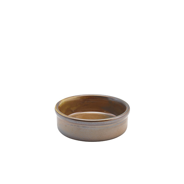 Terra Porcelain Rustic Copper Tapas Dish 10cm pack of 12