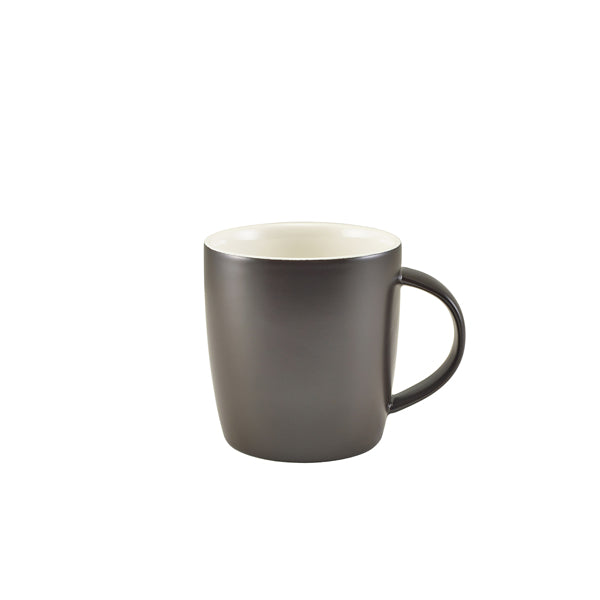 GenWare Porcelain Matt Black Cosy Mug 35cl/12.3oz pack of 6