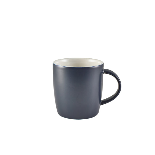 GenWare Porcelain Matt Blue Cosy Mug 35cl/12.3oz pack of 6