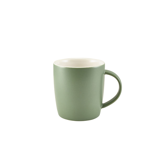 GenWare Porcelain Matt Sage Cosy Mug 35cl/12.3oz pack of 6