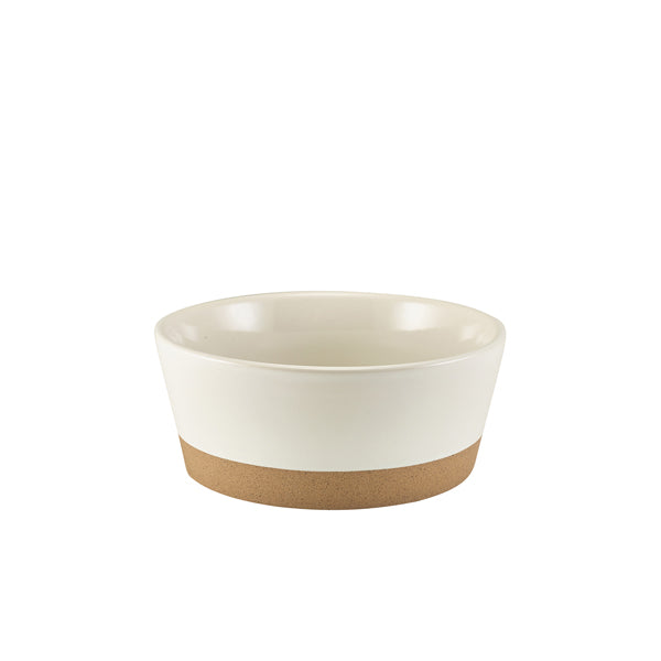 GenWare Kava White Stoneware Bowl 15.5cm pack of 6