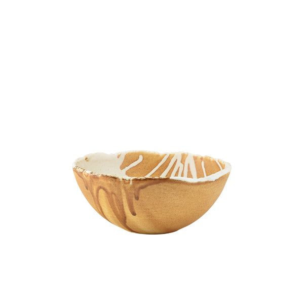 Terra Porcelain Roko Sand Bowl 15cm pack of 4