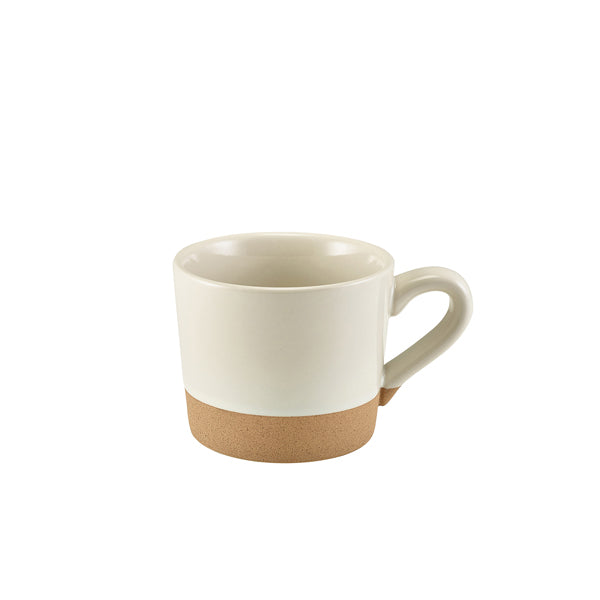 GenWare Kava White Stoneware Coffee Cup 28.5cl/10oz pack of 6