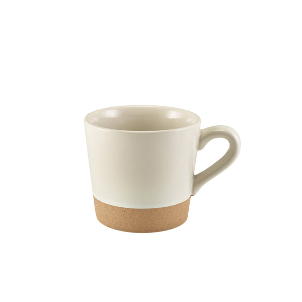 GenWare Kava White Stoneware Coffee Cup 34cl/12oz pack of 6