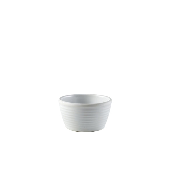 GenWare Melamine Matt White Ripple Ramekin 56ml/2oz pack of 24