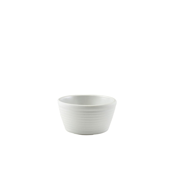 GenWare Melamine Matt White Ripple Ramekin 68ml/2.4oz pack of 24