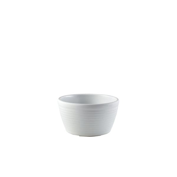 GenWare Melamine Matt White Ripple Ramekin 113ml/4oz pack of 24