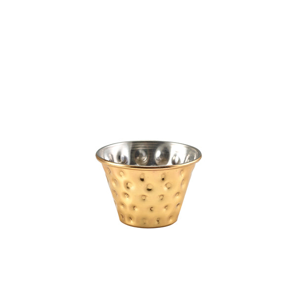 GenWare Gold Plated Hammered Ramekin 114ml/4oz pack of 24