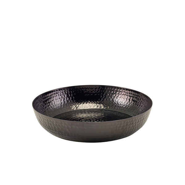 GenWare Black Hammered Aluminium Platter 31cm pack of 1