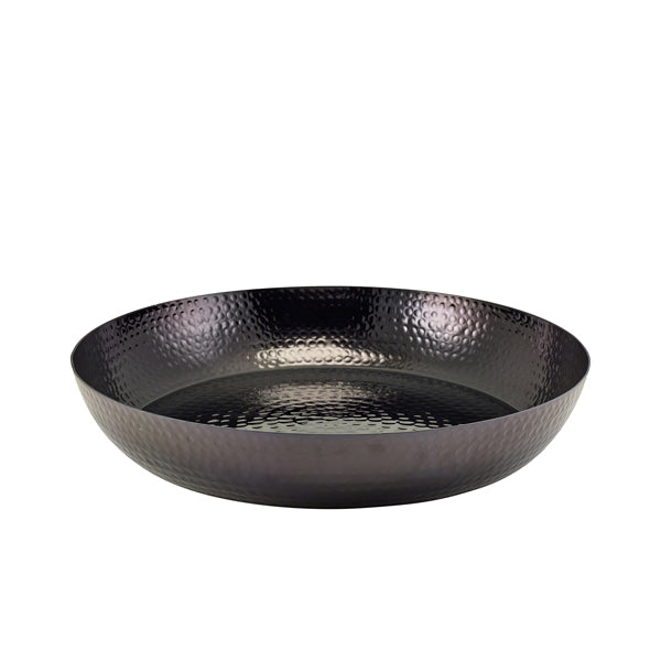 GenWare Black Hammered Aluminium Platter 44cm pack of 1