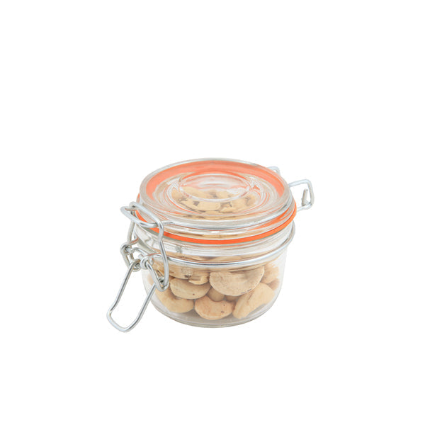 Genware Glass Terrine Jar 125ml 8.1 x 6.5cm pack of 12