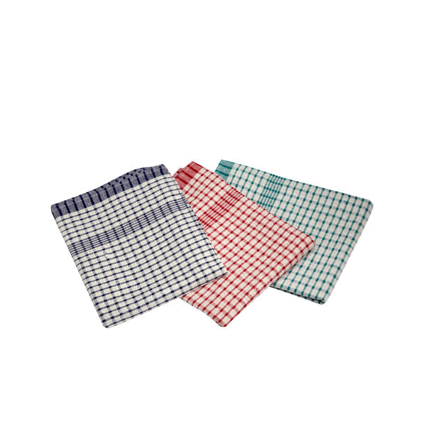 Cotton Check Ttowel 46X69cm 10Pcs Mix Colours