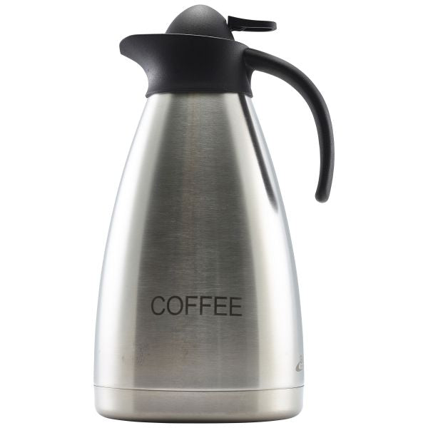 Coffee Inscribed St/St Contemporary Vac. Jug pack of 1