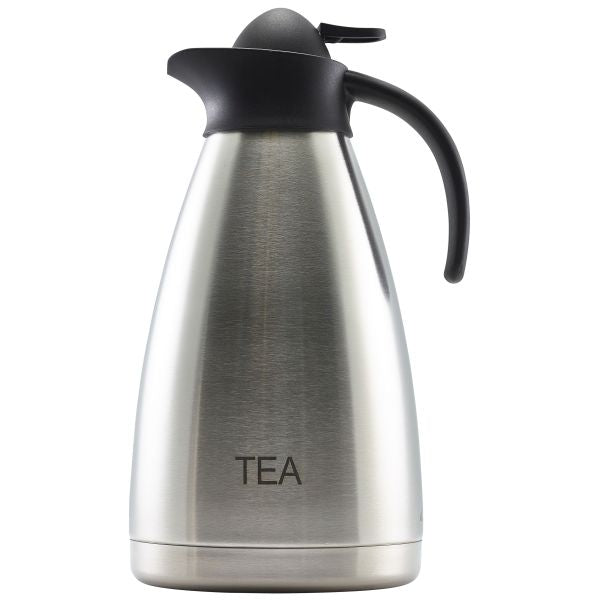 Tea Inscribed St/St Contemporary Vac. Jug 2.0 pack of 1