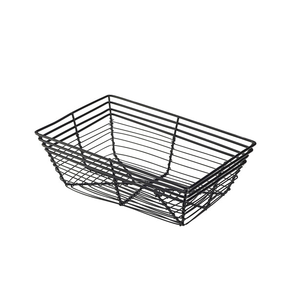 Wire Basket  Rectangular 23 x 15 x 7.5cm pack of 6