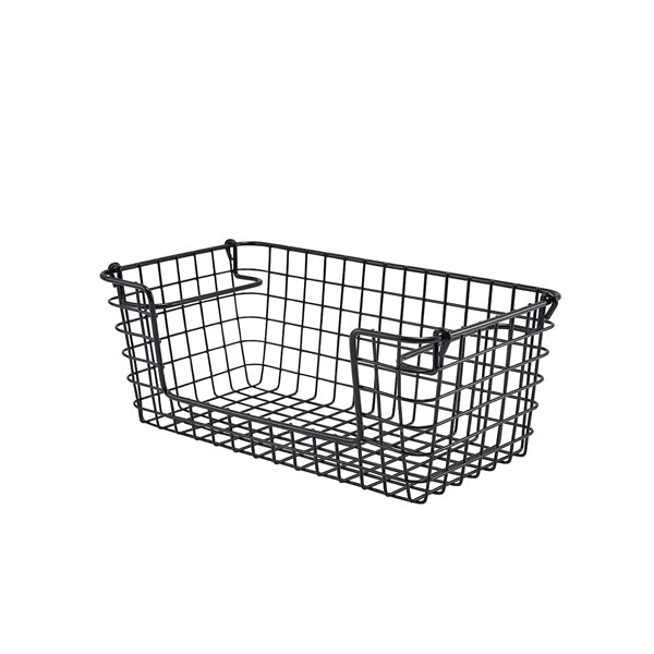 GenWare Black Wire Open Sided Display Basket GN 1/3 pack of 1