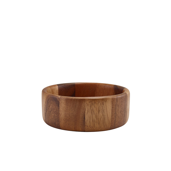 GenWare Acacia Wood Straight Sided Bowl 16cm pack of 1