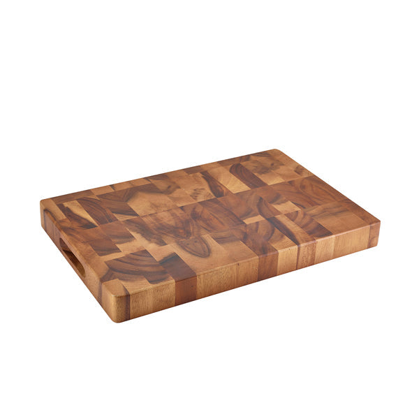 Acacia Wood End Grain Chopping Board 18 x 12 x 1.75" pack of 1