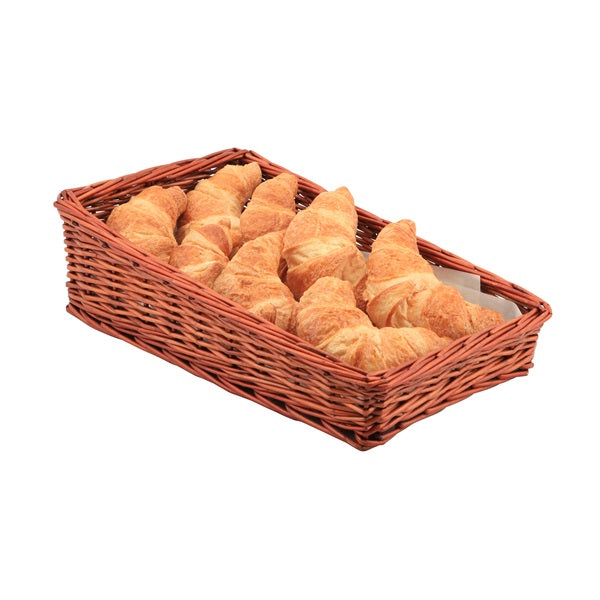 Wicker Display Basket 40X25X12cm - 6cm Front pack of 1