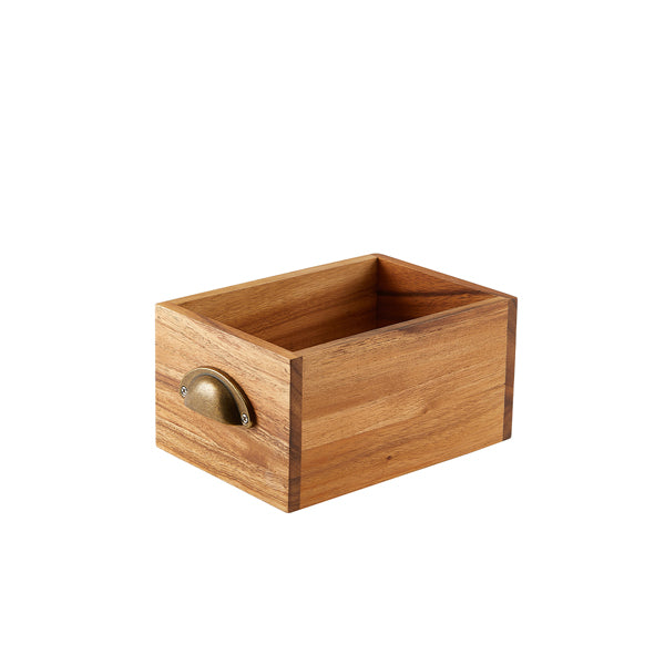 GenWare Acacia Wood Display Drawer 21.5 x 15 x 11cm pack of 1