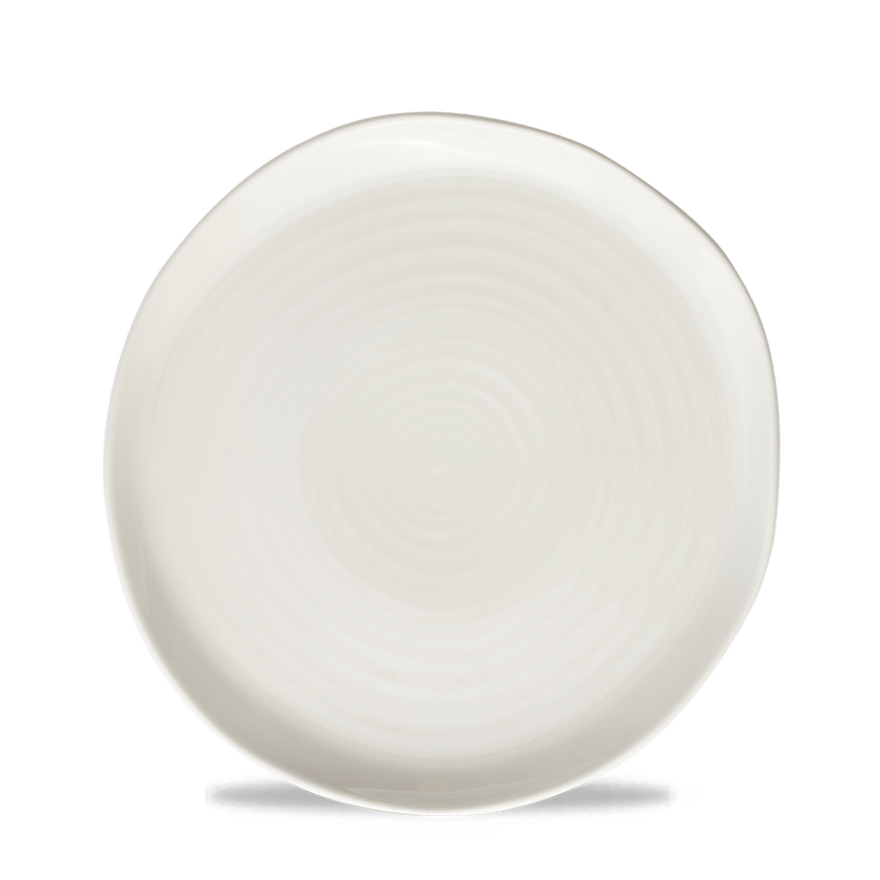 White Natural Plate 22Cm Box 6