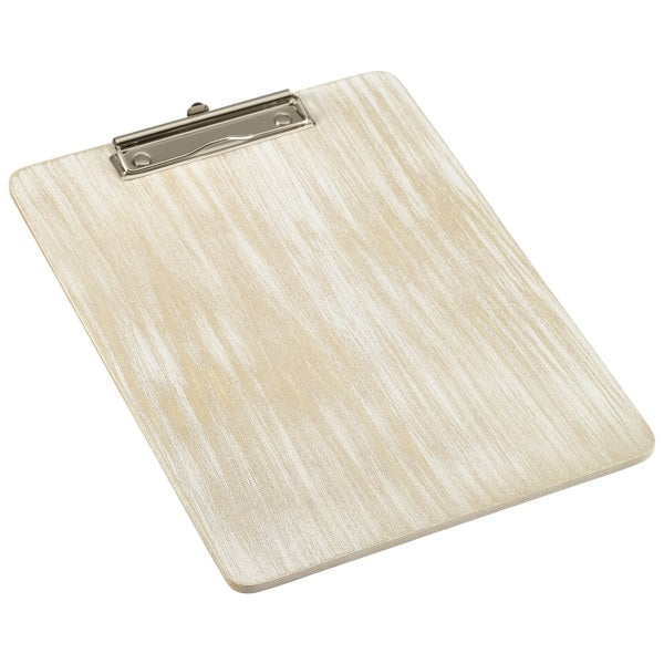 White Wash Wooden Menu Clipboard A4 24x32x0.6cm pack of 1