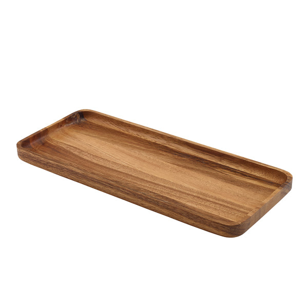 GenWare Acacia Wood Rectangular Serving Tray 30 x 13cm pack of 1