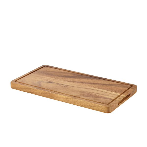 Genware Acacia Wood Serving Board GN 1/3 pack of 1