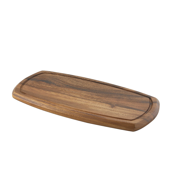 Genware Acacia Wood Serving Board 36 x 18 x 2cm pack of 1