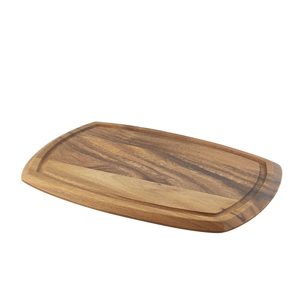 Genware Acacia Wood Serving Board 36 x 25.5 x 2cm pack of 1