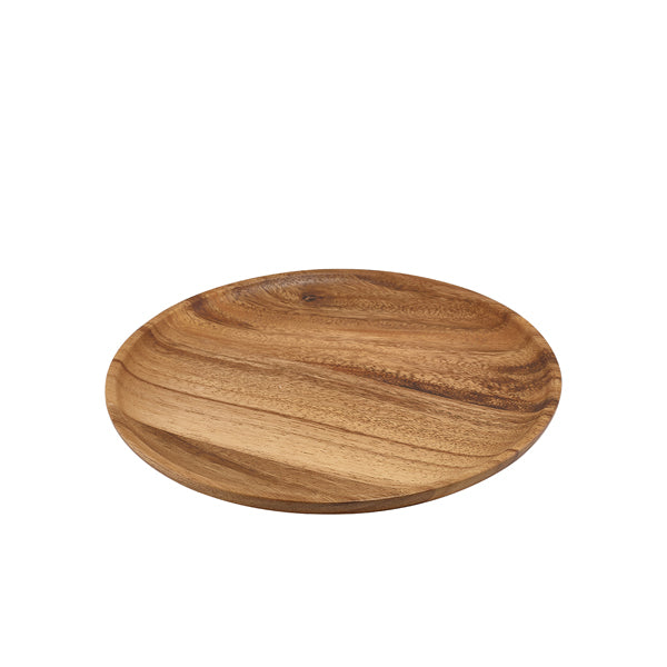 GenWare Acacia Wood Serving Plate 24cm pack of 1