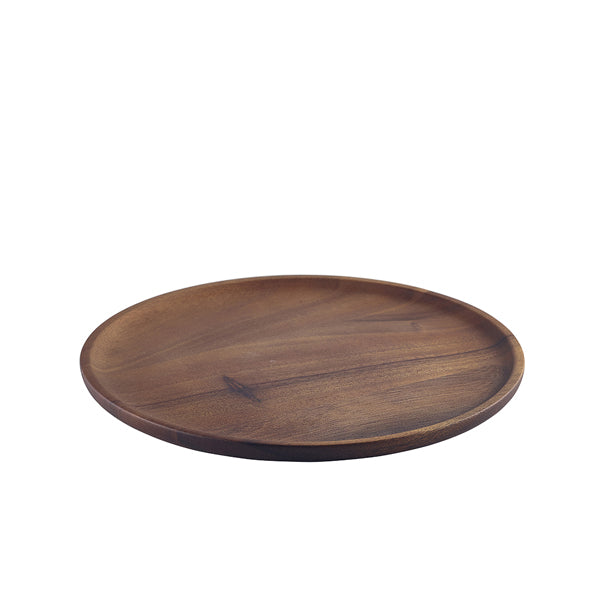 Acacia Wood Serving Plate 26cm pack of 1