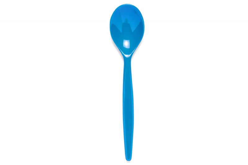 Standard Med Blue Dessert Spoon – Reusable Cutlery